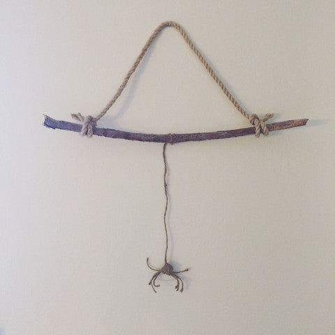 DIY: Rustic Halloween Spider