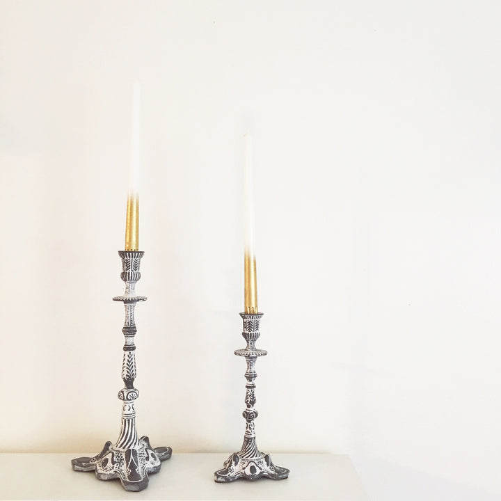 DIY: Gold Candles