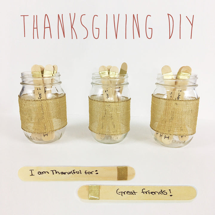 DIY: Give Thanks Jars