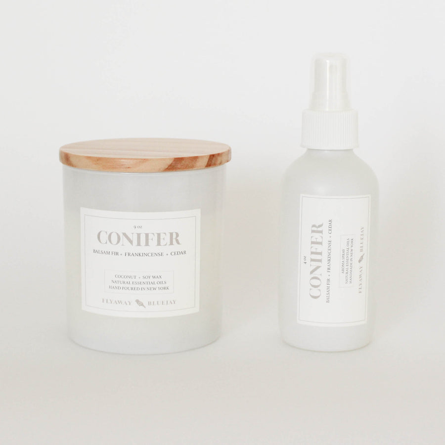 Conifer Natural Essential Oil Candle