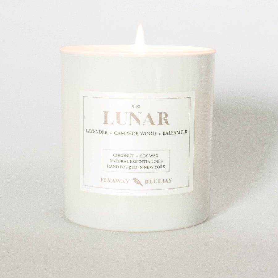 Lunar Handmade Soy and Coconut Wax Essential Oil Candle
