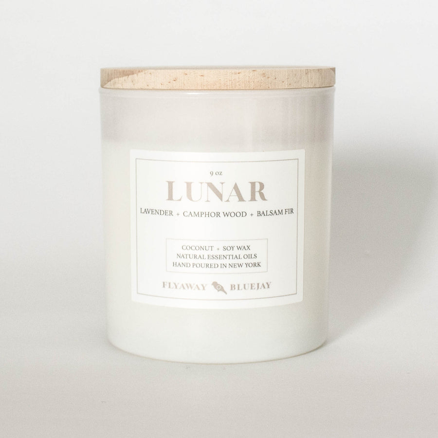 Lunar Handmade Soy and Coconut Wax Essential Oil Candle
