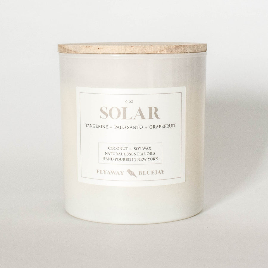 Solar Handmade Soy and Coconut Wax Essential Oil Candle