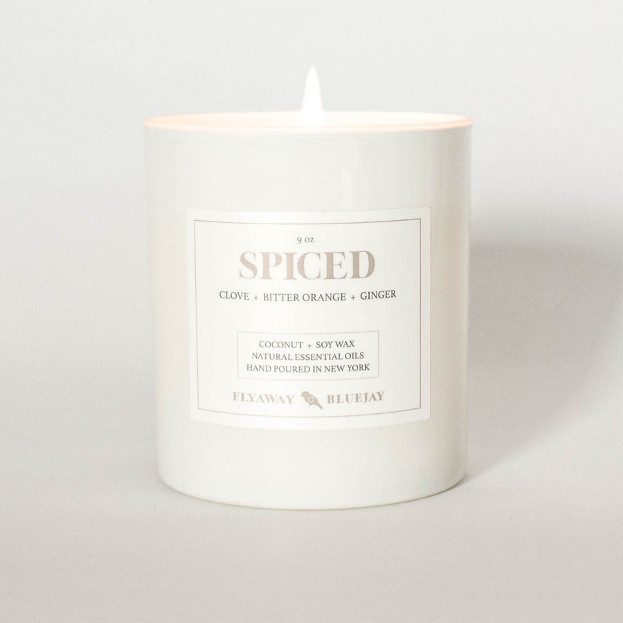 Spiced Handmade Soy and Coconut Wax Essential Oil Candle
