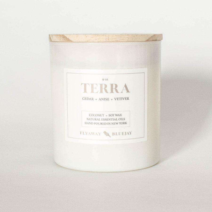 Terra Handmade Soy and Coconut Wax Essential Oil Candle
