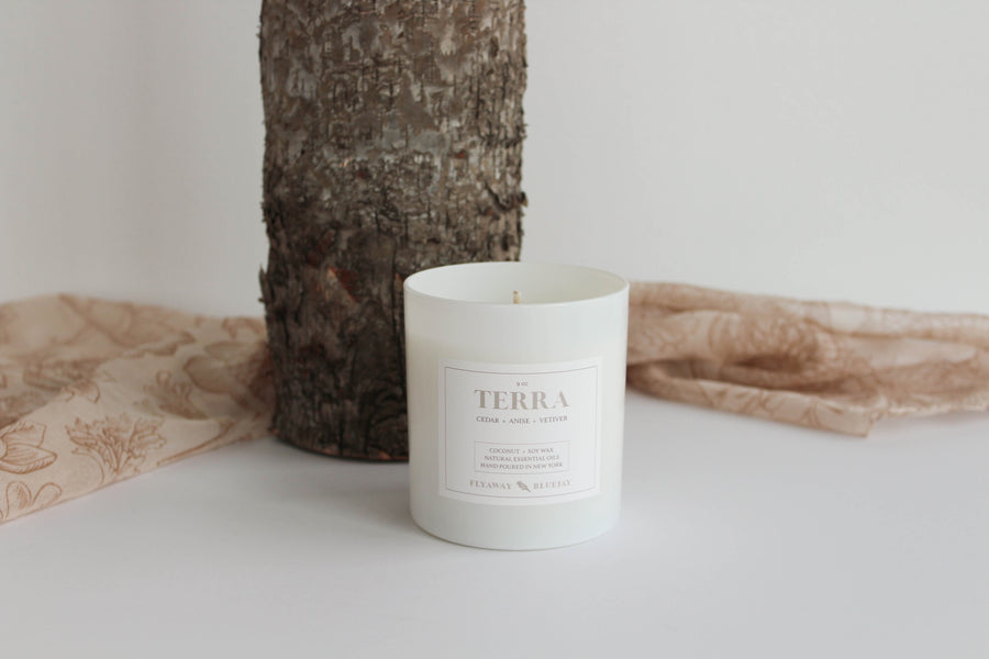 Terra Handmade Soy and Coconut Wax Essential Oil Candle